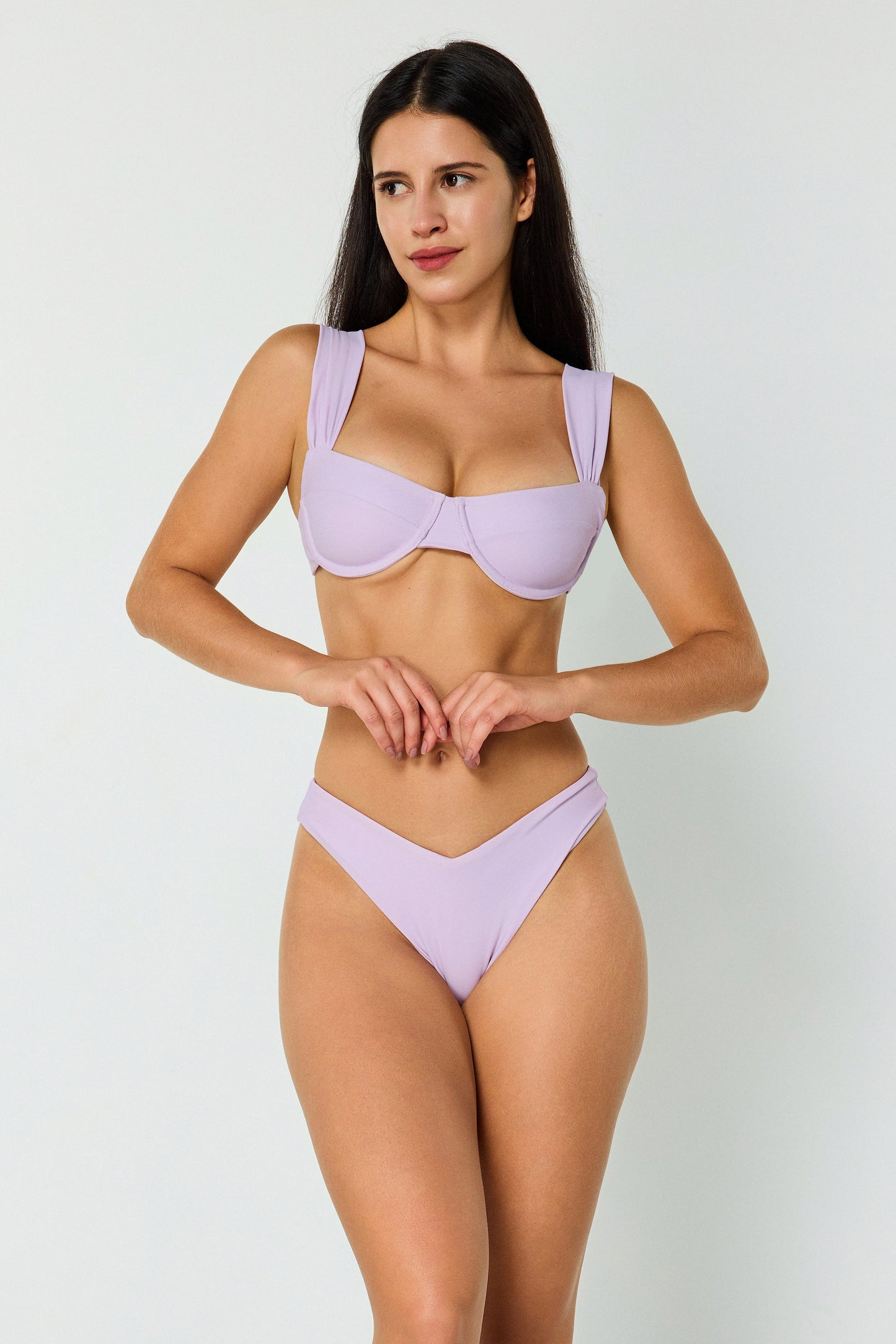Luxe Lift underwire Bikini Top Lavender